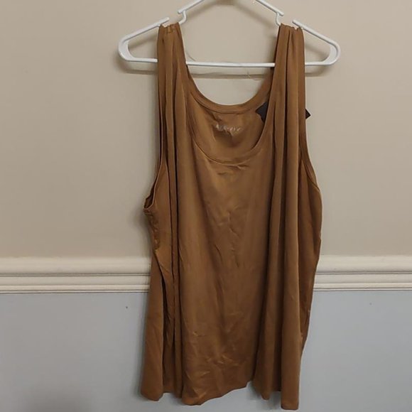 Ava & Viv women's maple syrup tank top nwt - Picture 1 of 5